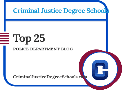 Top 25 Police Department Blog Badge